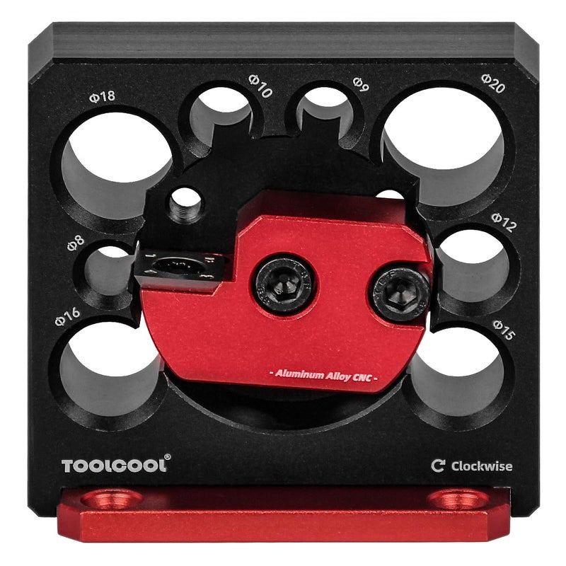 Tocool Electric Drill Carbide Inserts Dowel Maker High Speed Dowel Cutter Plate (Metric 8 Holes) - Image 1